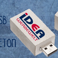 USB-Stick aus Beton, USB-Stick, Beton