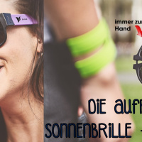 Die aufrollbare Sonnenbrille
