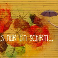 Mehr als nur ein Schirm... Regenschrim Schirm