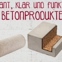Markant, klar und funktional – Betonprodukte Produkte aus Beton Betonprodukte