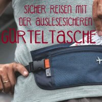 Sicher reisen mit der auslesesicheren Gürteltasche Beitragsbild