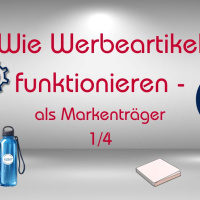 Werbeartikel funktionieren als Markenträger