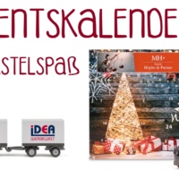 Adventskalender LKW mit spannendem Bastelspaß Adventskalender Bastelkalender Weihnachten LKW LKW-Kalender