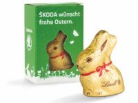 Oster Giveaways Oster-Box mit Lindt Osterhase