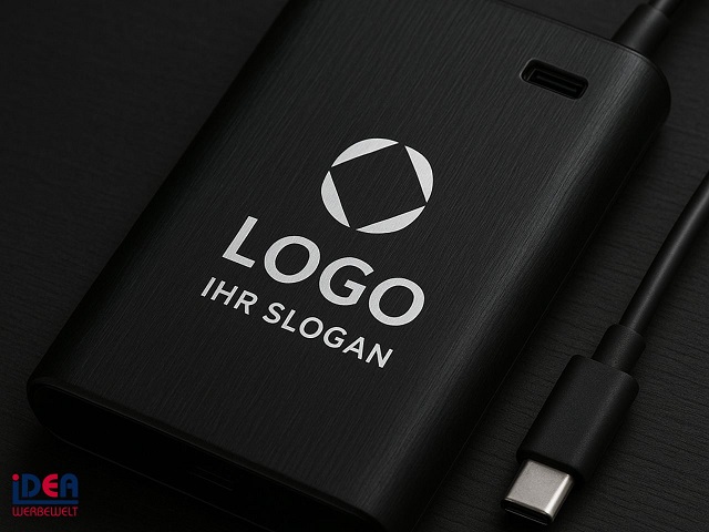 Power Bank mit Logo