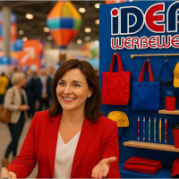 Werbeartikel richtig einsetzen: So gelingt ihr Messeauftritt Messestand-Beitragsbild